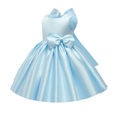 Solid Color Princess Dress for Girls
