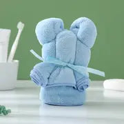 Cute Bear Shaped Washcloth - Super Soft Hand Towel