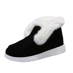 Large Round Toe Casual Cotton Shoes