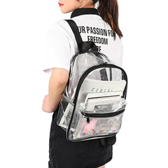 Transparent Waterproof PVC Children's School Backpack