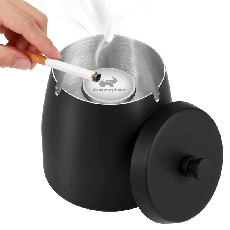 Outdoor Ashtray with Lid Ashtrays for Cigarettes Outdoor