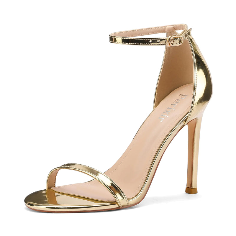 perixir Strappy Heels for Women High Stiletto Size 10