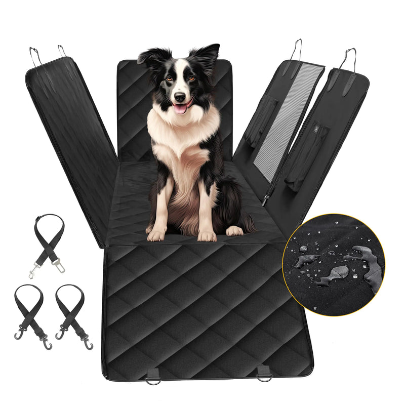 Dog Car Seat Cover with Mesh Window