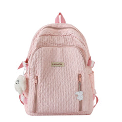 Fashionable Women's Backpack - Large Capacity School Bag