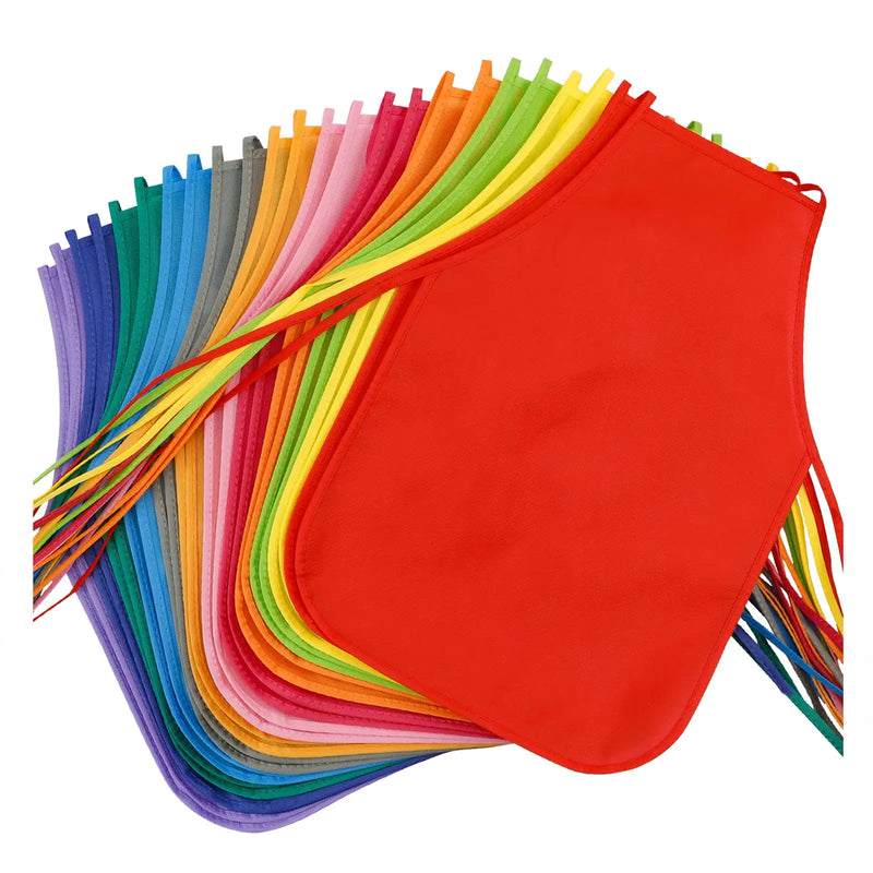 BAHABY 24 Pack Kids Apron Bulk