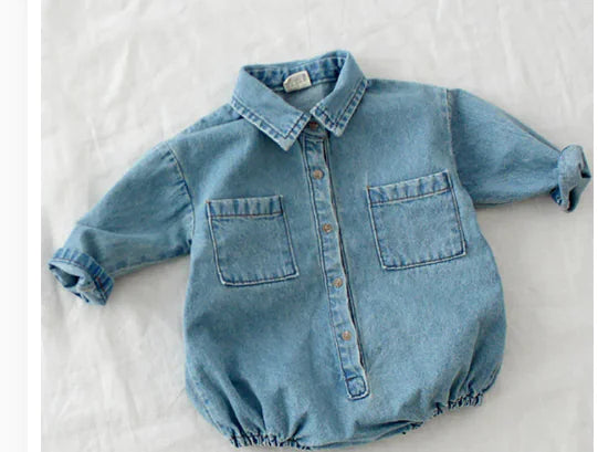 Fall Denim Jumpsuit for Baby (One Piece)