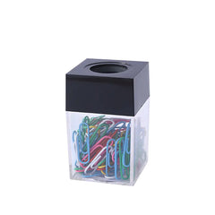 Lidemei Creative Transparent Square Macaron Paper Clip Bucket