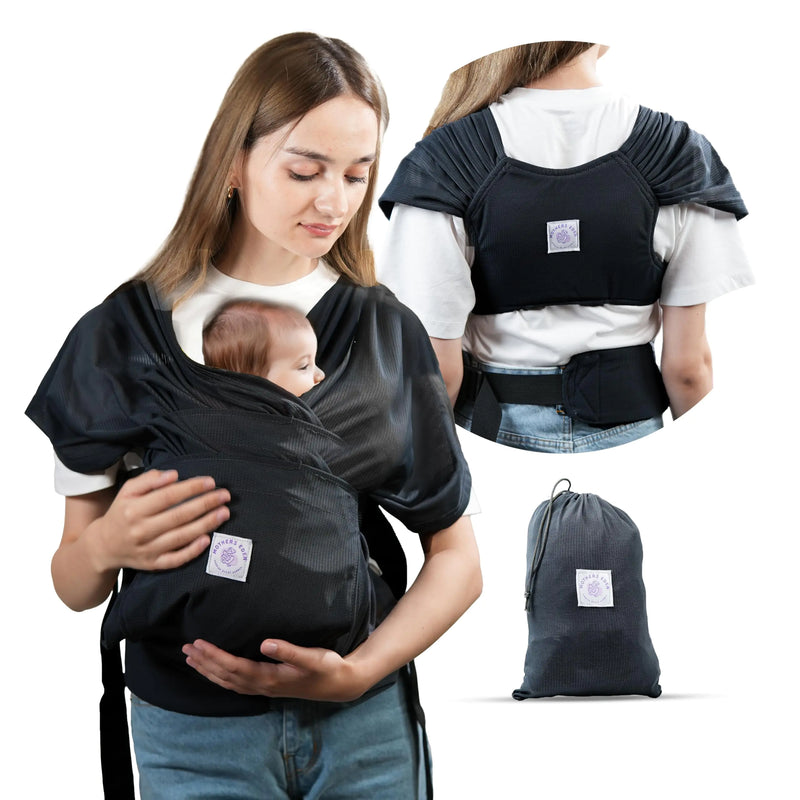 Easy to Wear Baby Wraps Carrier Newborn Adjustable Strap