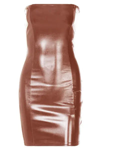 High-Waist Pencil Dress