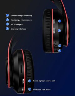 Super Bass Wireless Bluetooth Headphones
