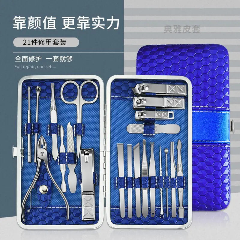 Nail Clipper Set - Stainless Steel Manicure Tools