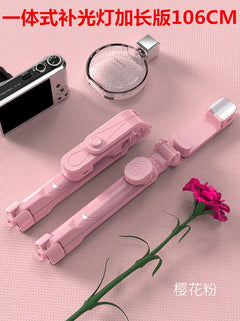 XT10S Tripod Selfie Stick with Beauty Light & XT02P Mini Bluetooth Selfie Stick