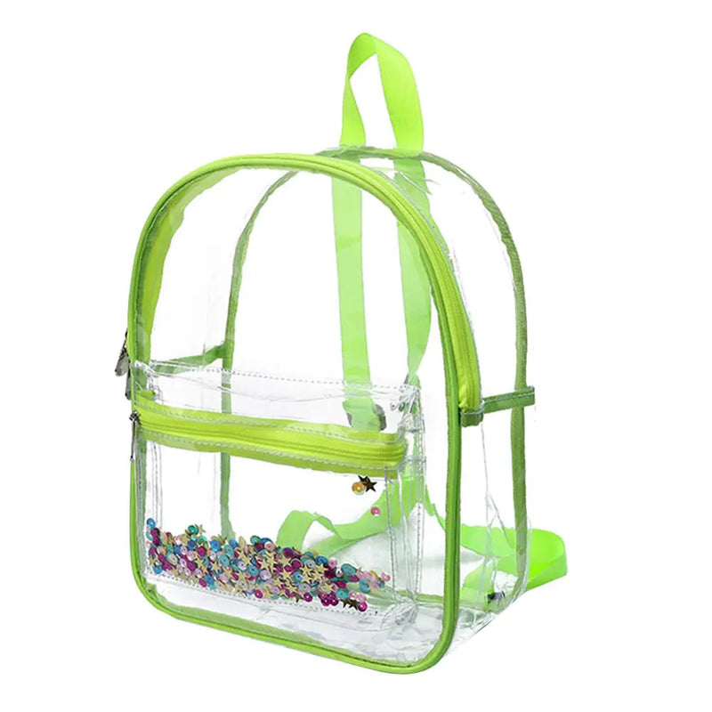 Transparent Waterproof PVC Children's School Backpack