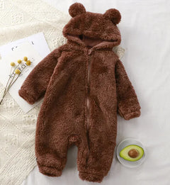 Baby Plush Winter One-Piece Romper