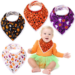 Skicuff 12 Pcs Halloween Baby Bandana Bibs