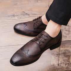 Pointed Toe Business Dress Shoes