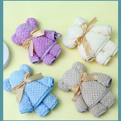 Fleece Bear Washcloths