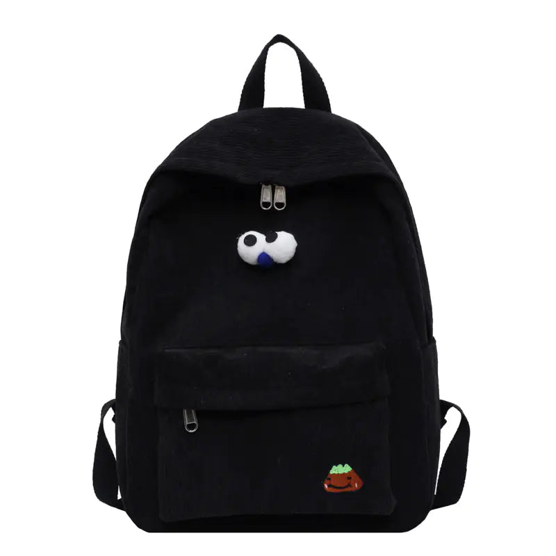 Corduroy Backpack for High School Students