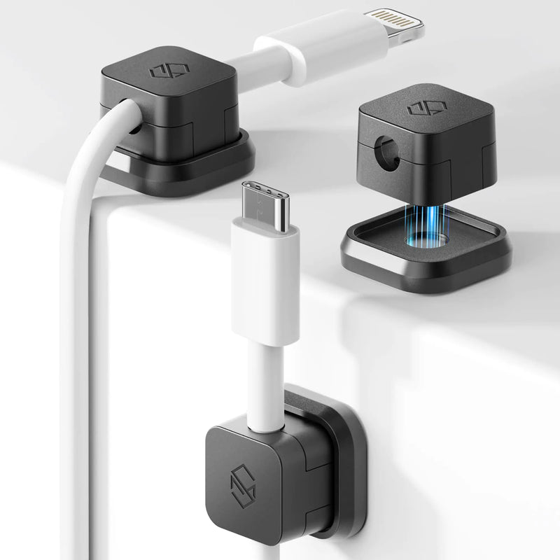 Sinjimoru Magnetic Cable Clips Multipurpose Cable Management