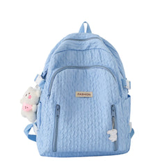 Fashionable Women's Backpack - Large Capacity School Bag