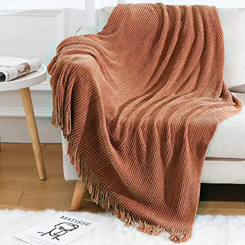 Blagic Knitted Throw Blanket