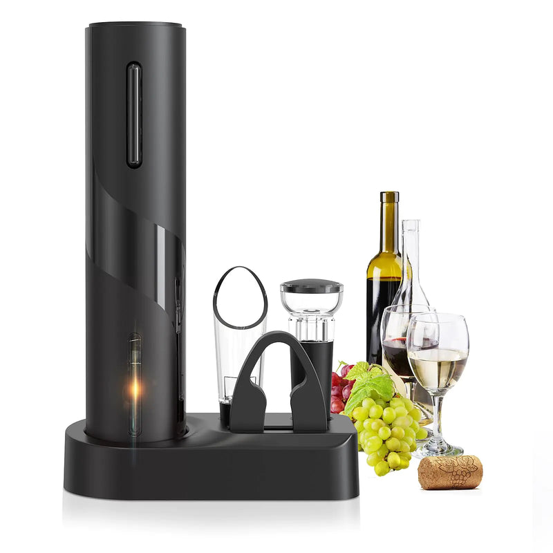 Electric Wine Opener Set A 4-in-1  Multifunctional Wine Accessory Kit