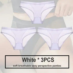 Women's Seamless Polyester Panty Set - 3 Pieces