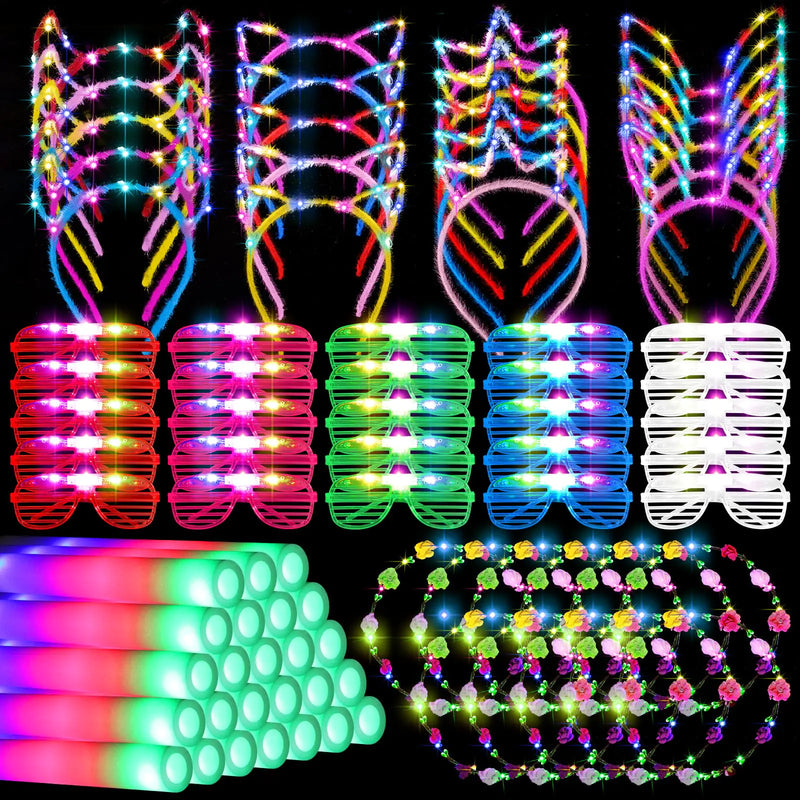 Redbaker 75 Pcs Light up Party Favors