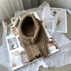 Warm Knitted Hat for Autumn and Winter