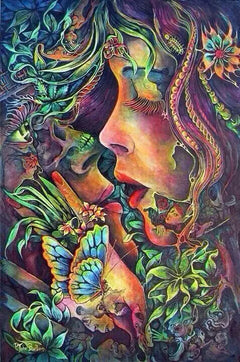 Butterfly Beauty Flower Diamond Painting Art