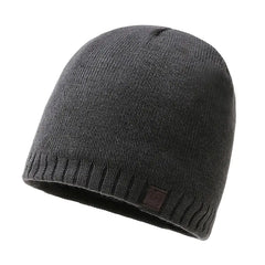 Warm Thickened Knitted Men's Hat for Autumn and Winter