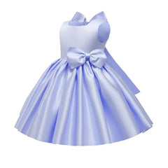 Solid Color Princess Dress for Girls