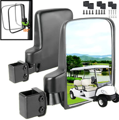 WUKO HUNT Golf Cart Side Mirrors No Drilling