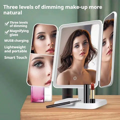 Folding Double Door Makeup Mirror