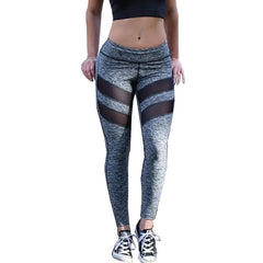 Fashionable Black Mesh Legging Pants for Women