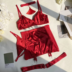 DIER Satin Fringe Fashion Lingerie for Women