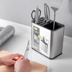 Stainless Steel Knife Holder for Kitchen Storage