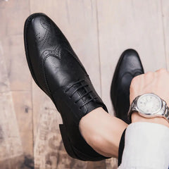 Pointed Toe Business Dress Shoes