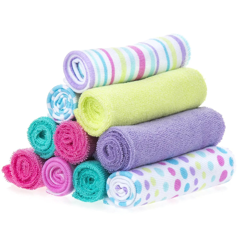 Spasilk Washcloth Set for Newborn Girls