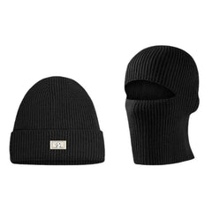 Men's Outdoor Thickened Warm Wool Hat Mask Dual-use
