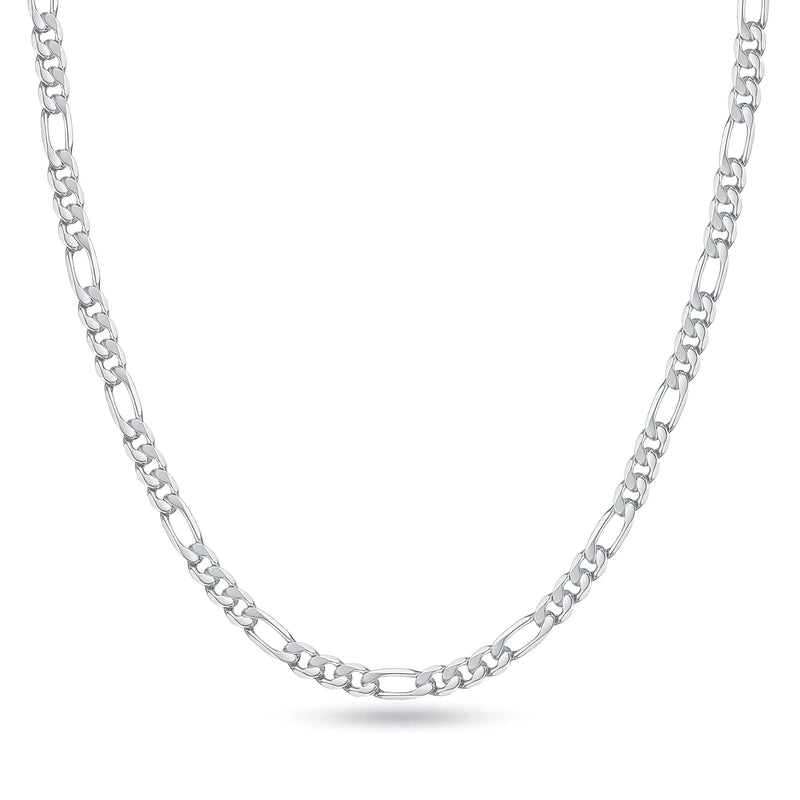 GLIJWELE Silver Chain for Men Sterling Silver 22 Inch