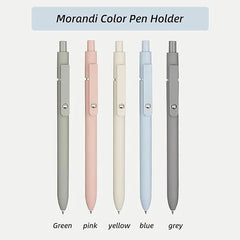 Gel Pens, 5 Pcs 0.5mm Black Ink Pens Fine Point