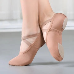 Soft-Sole Dance Shoes for Ballet Practice