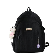 Fashionable Women's Backpack - Large Capacity School Bag