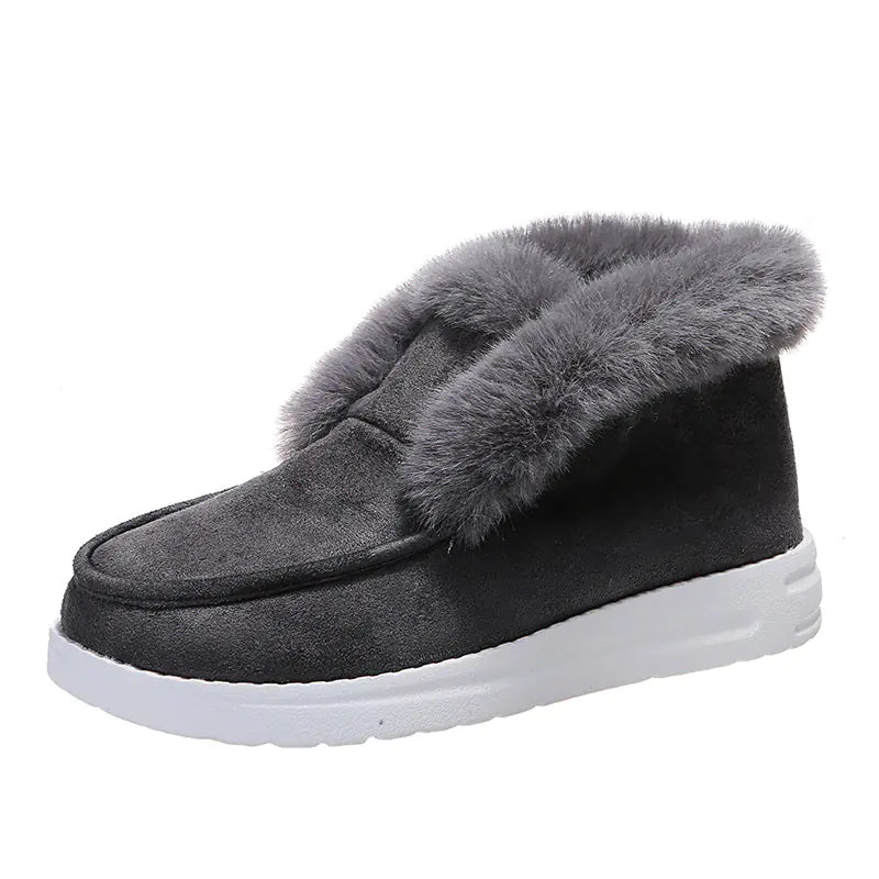 Large Round Toe Casual Cotton Shoes