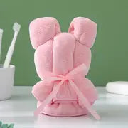 Cute Bear Shaped Washcloth - Super Soft Hand Towel