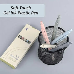 Gel Pens, 5 Pcs 0.5mm Black Ink Pens Fine Point