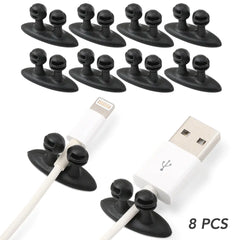 Cable Organizer Clips for Automotive Wiring (8 Pack)