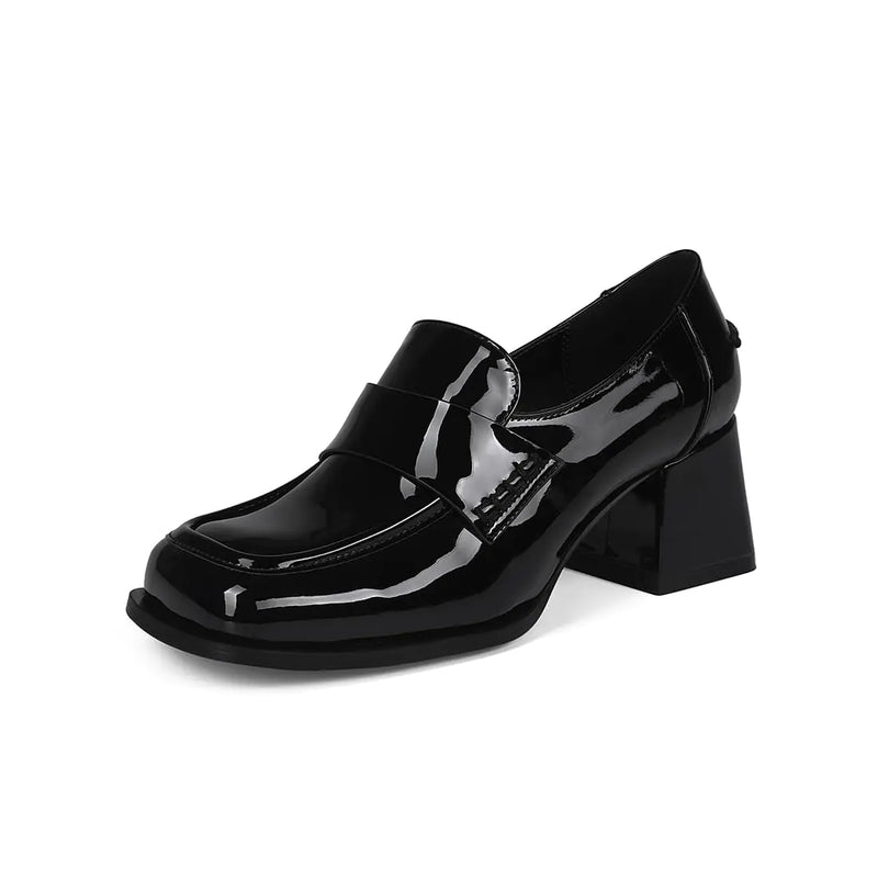 Pomoxikn Black Loafers -7.5