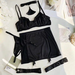 DIER Satin Fringe Fashion Lingerie for Women